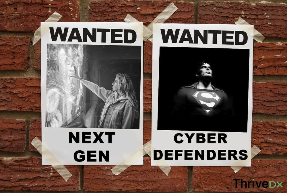 two wanted posters for next gen cyber defenders