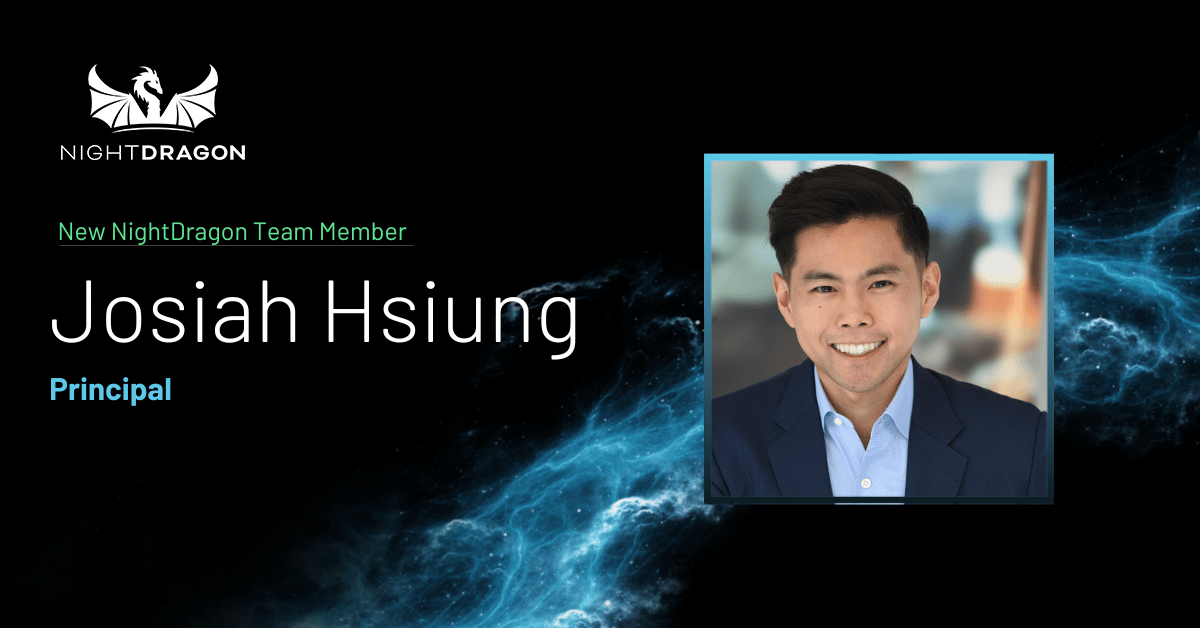 Josiah Hsiung Joining NightDragon