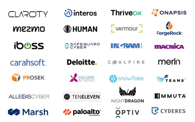 grid of company logos