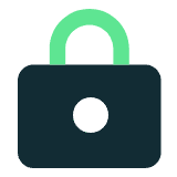 Icon of a locked lock