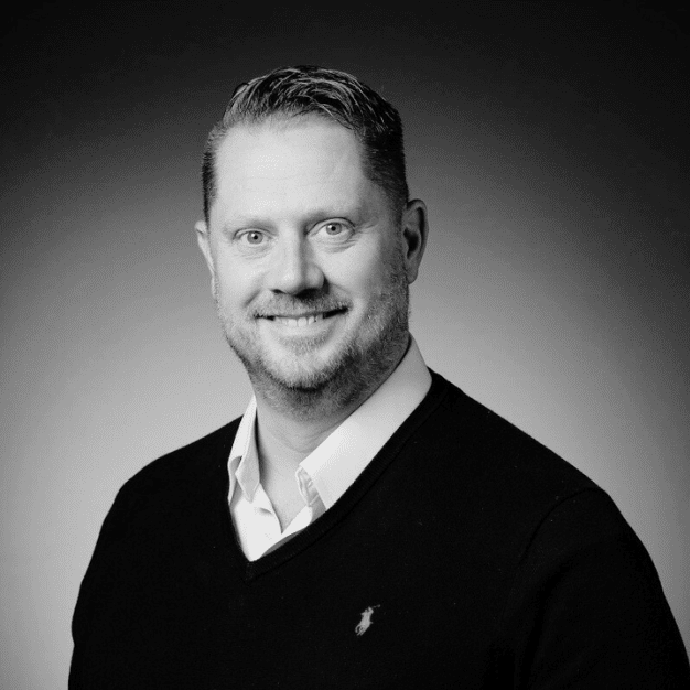 Christopher Lukas Headshot Photo black and white