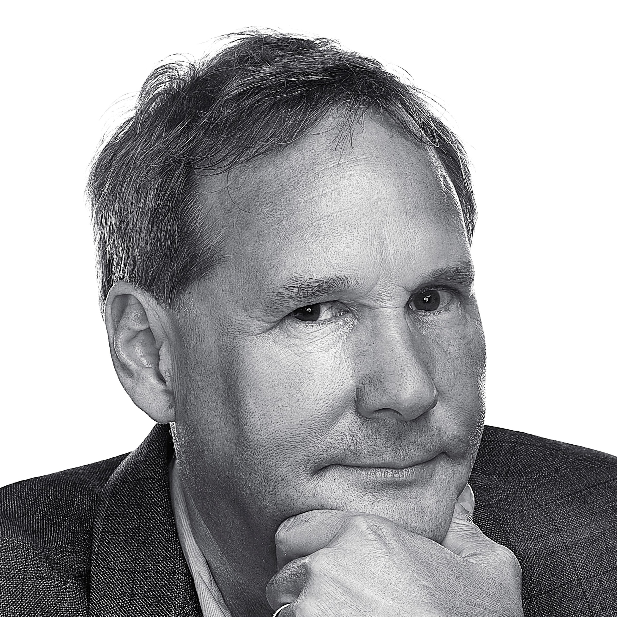 Tim brown headshot photo black and white