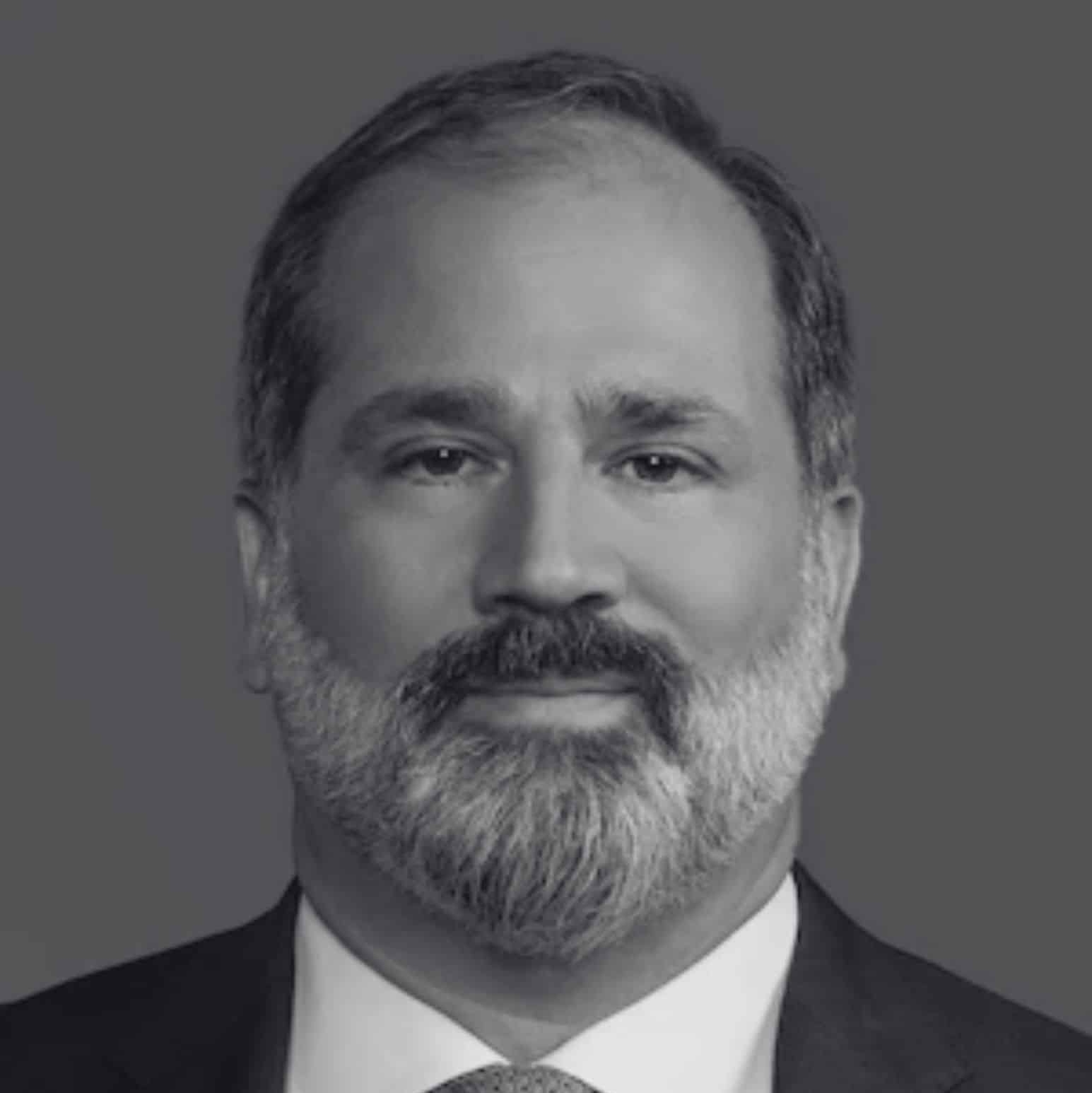 Christopher Roberti headshot photo black and white